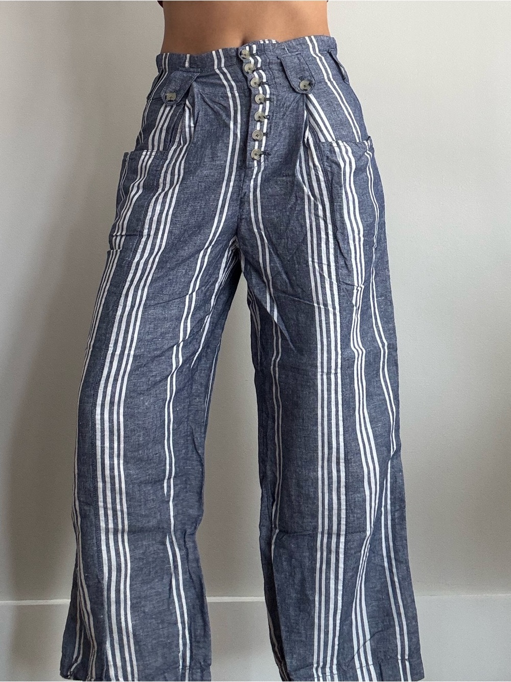Anthropologie linen pants